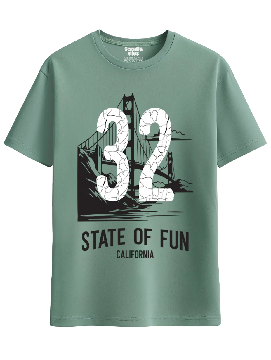 32 state of fun  Plus Size T-Shirt - Image 5