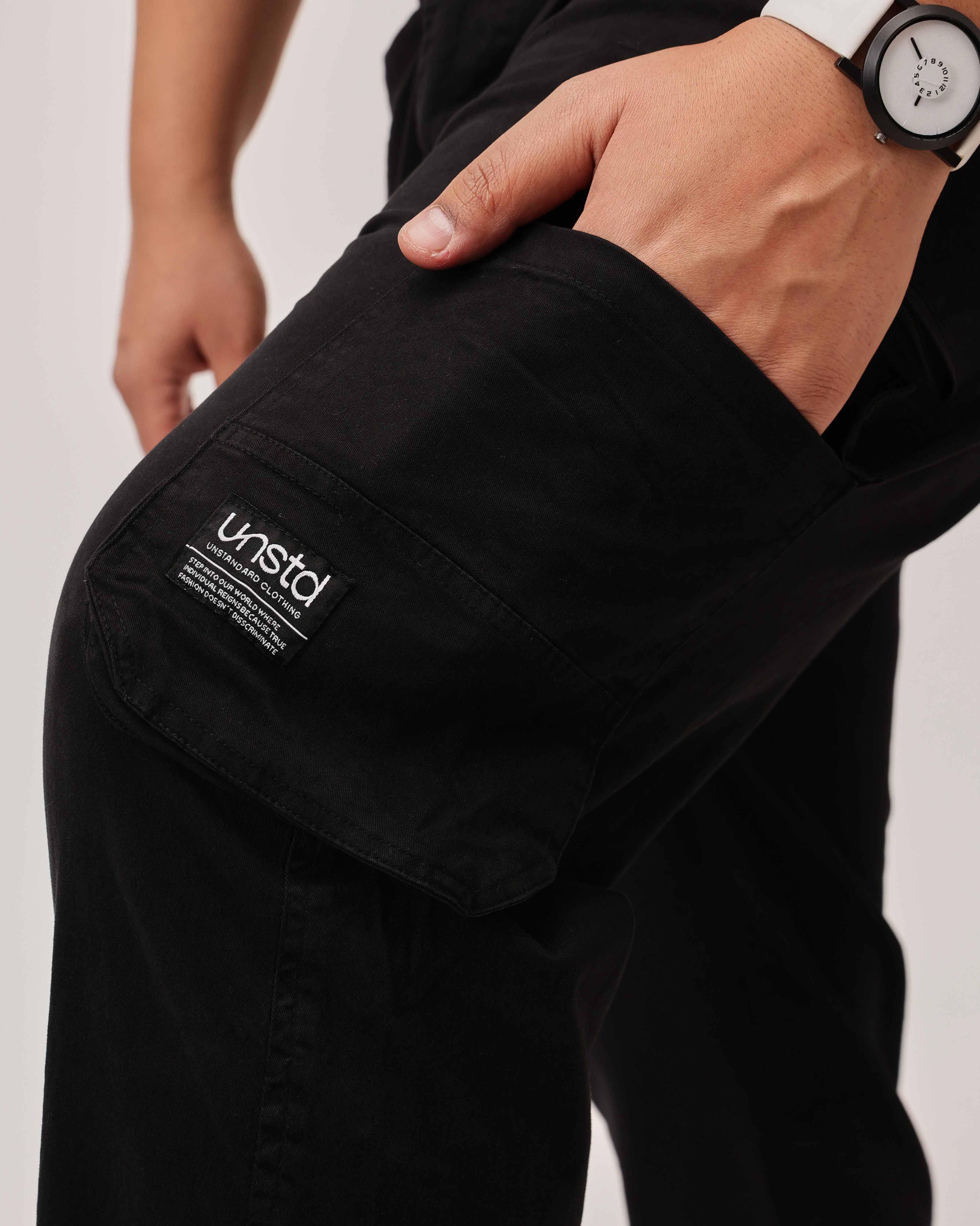 6 Pocket Zipper Cotton Stretch Plus Size Cargo - Image 18