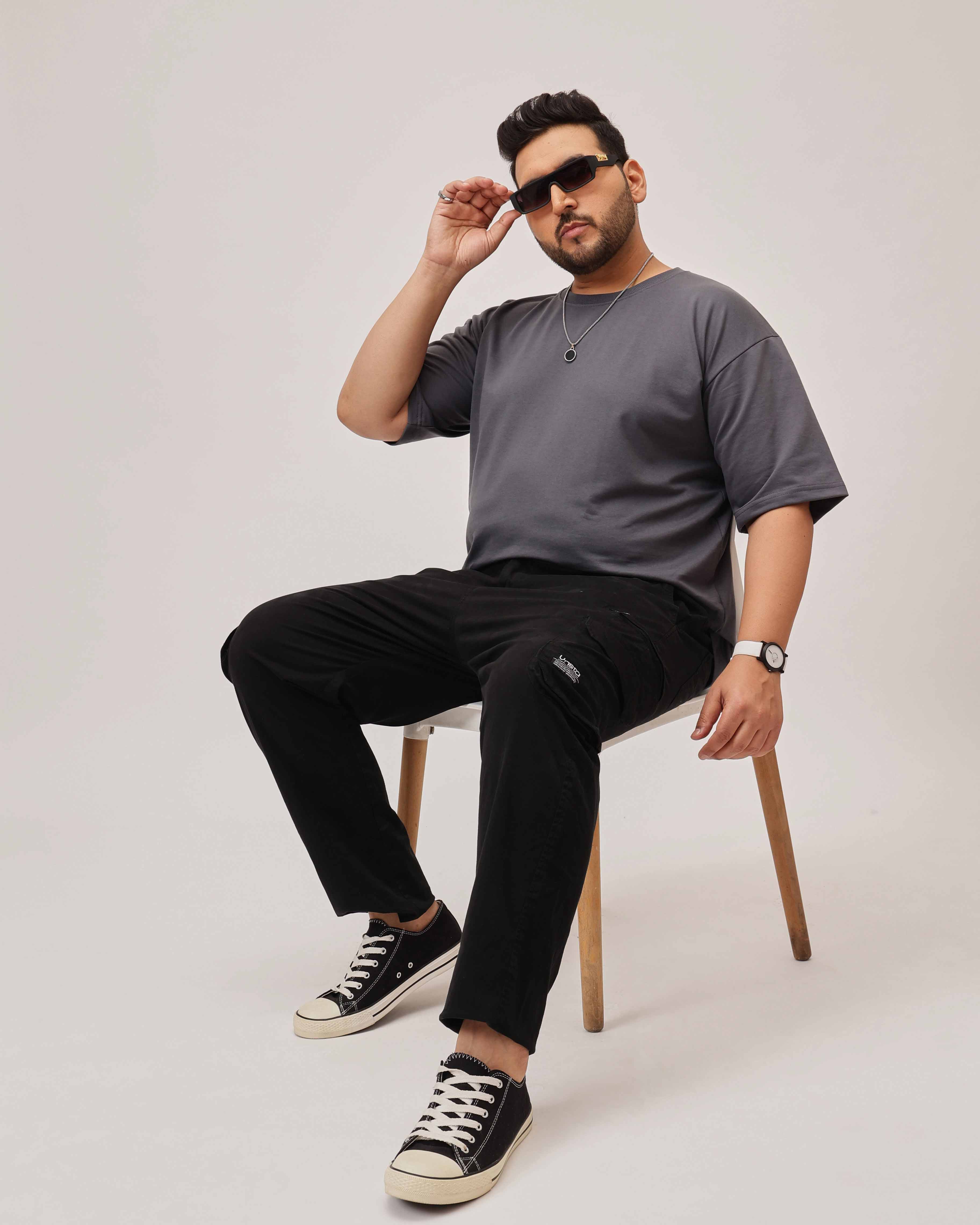 6 Pocket Zipper Cotton Stretch Plus Size Cargo - Image 6