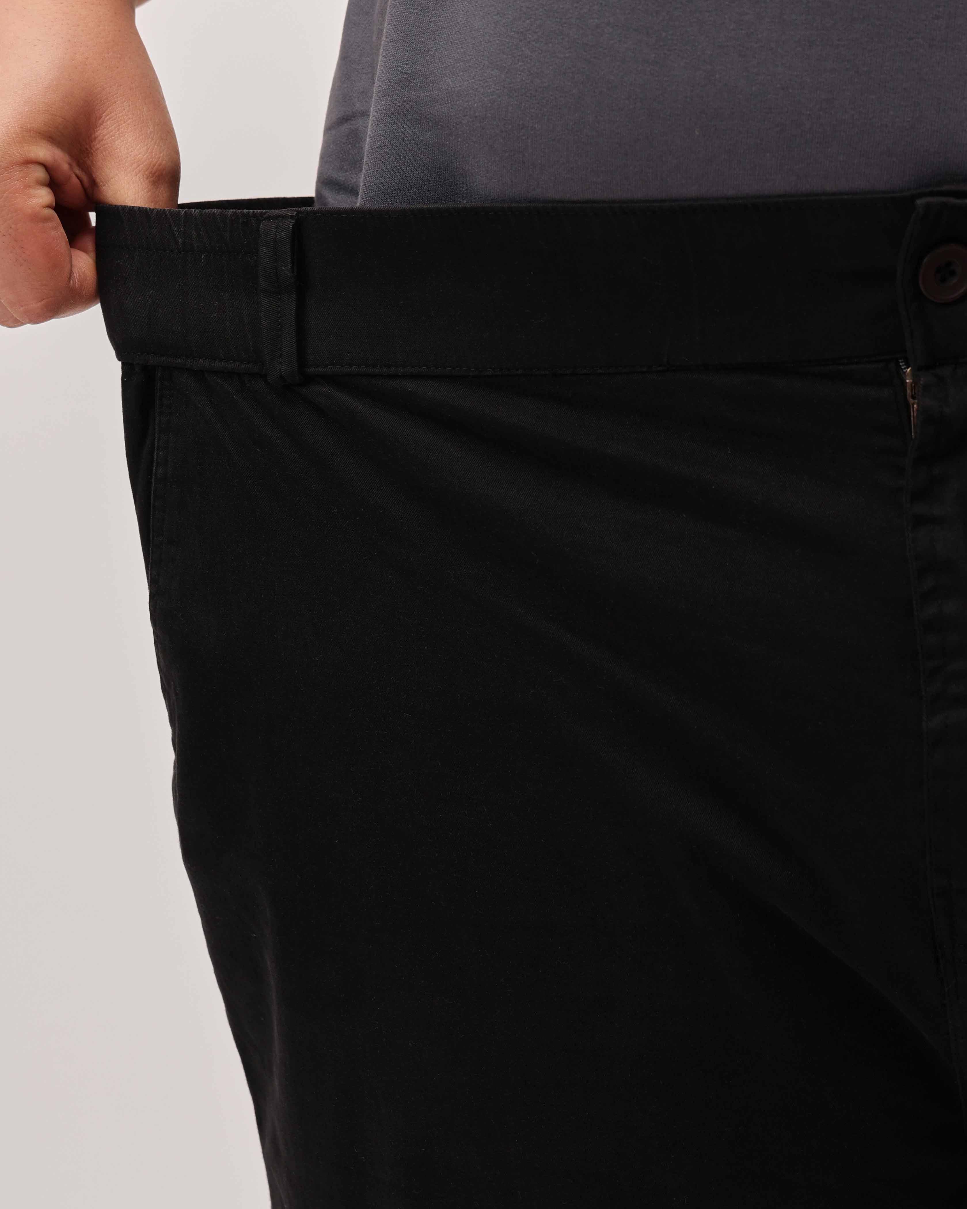 6 Pocket Zipper Cotton Stretch Plus Size Cargo - Image 5