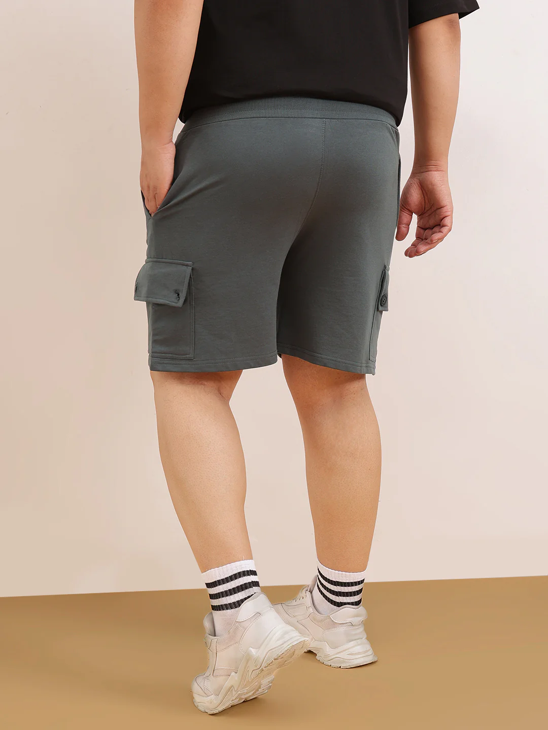 Cargo Shorts Cotton Plus Size - Image 8