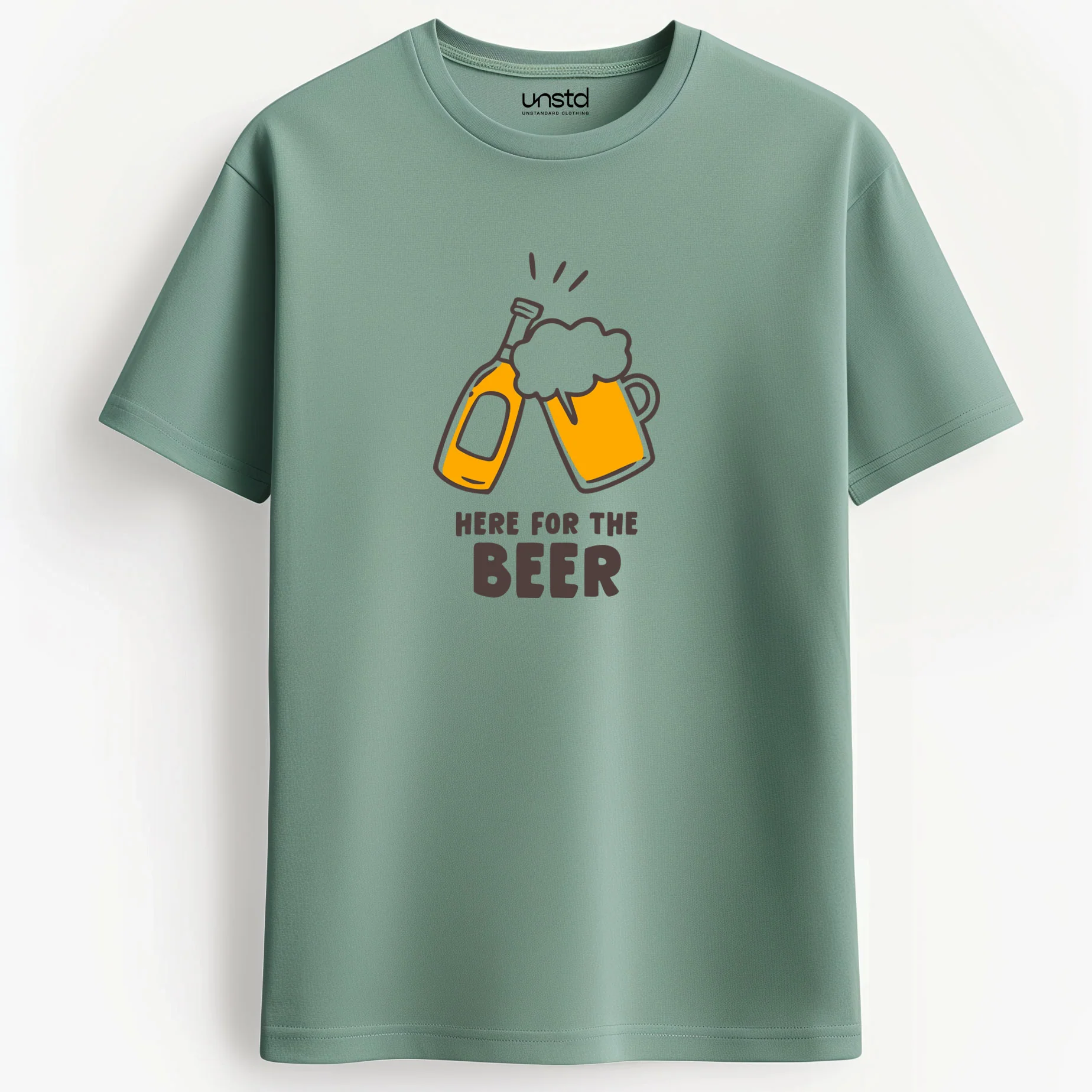 Here for the beer Plus Size T-Shirt