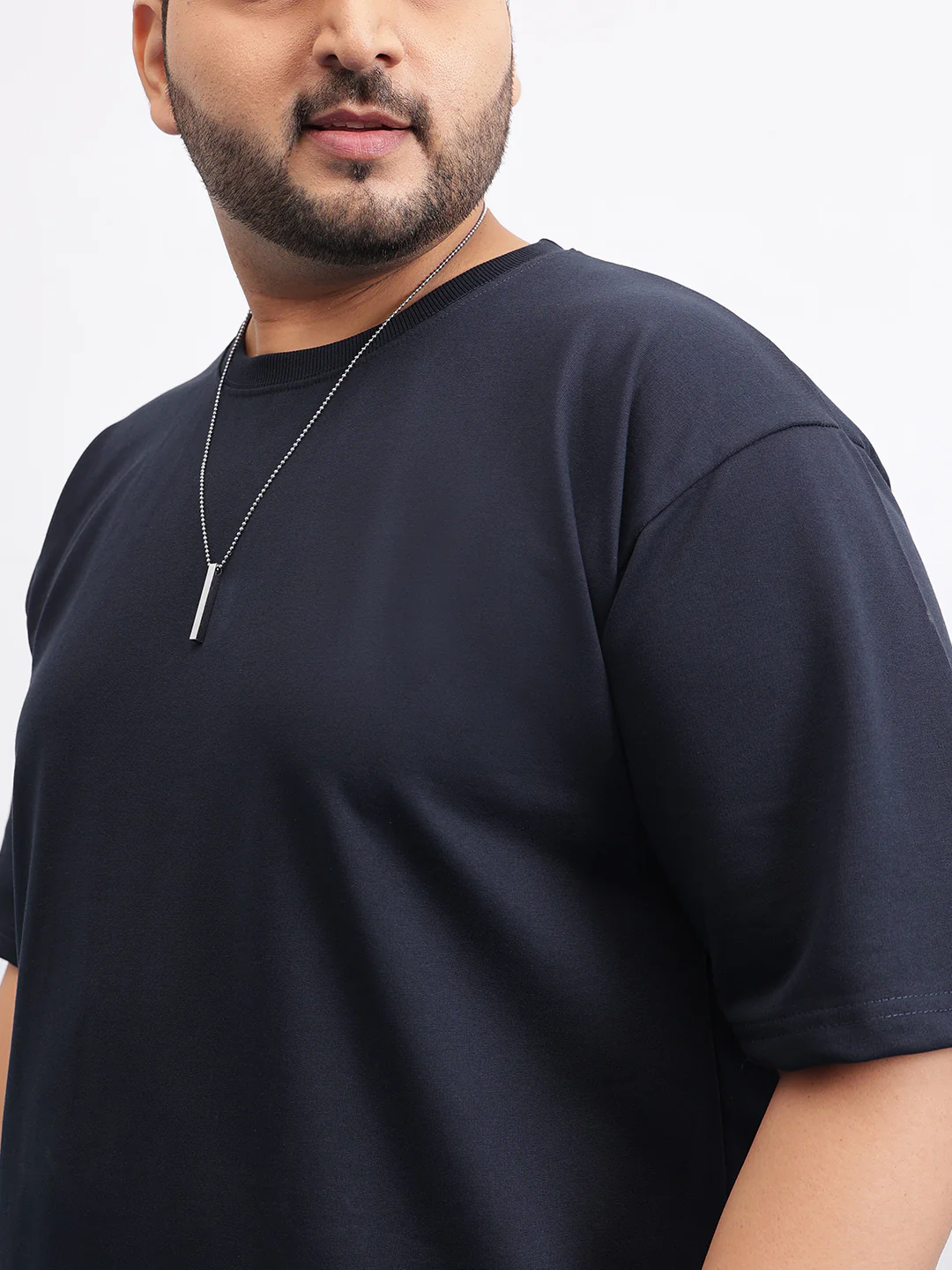 Heavy Weight Plus Size Drop Shoulder T-shirt - Image 3