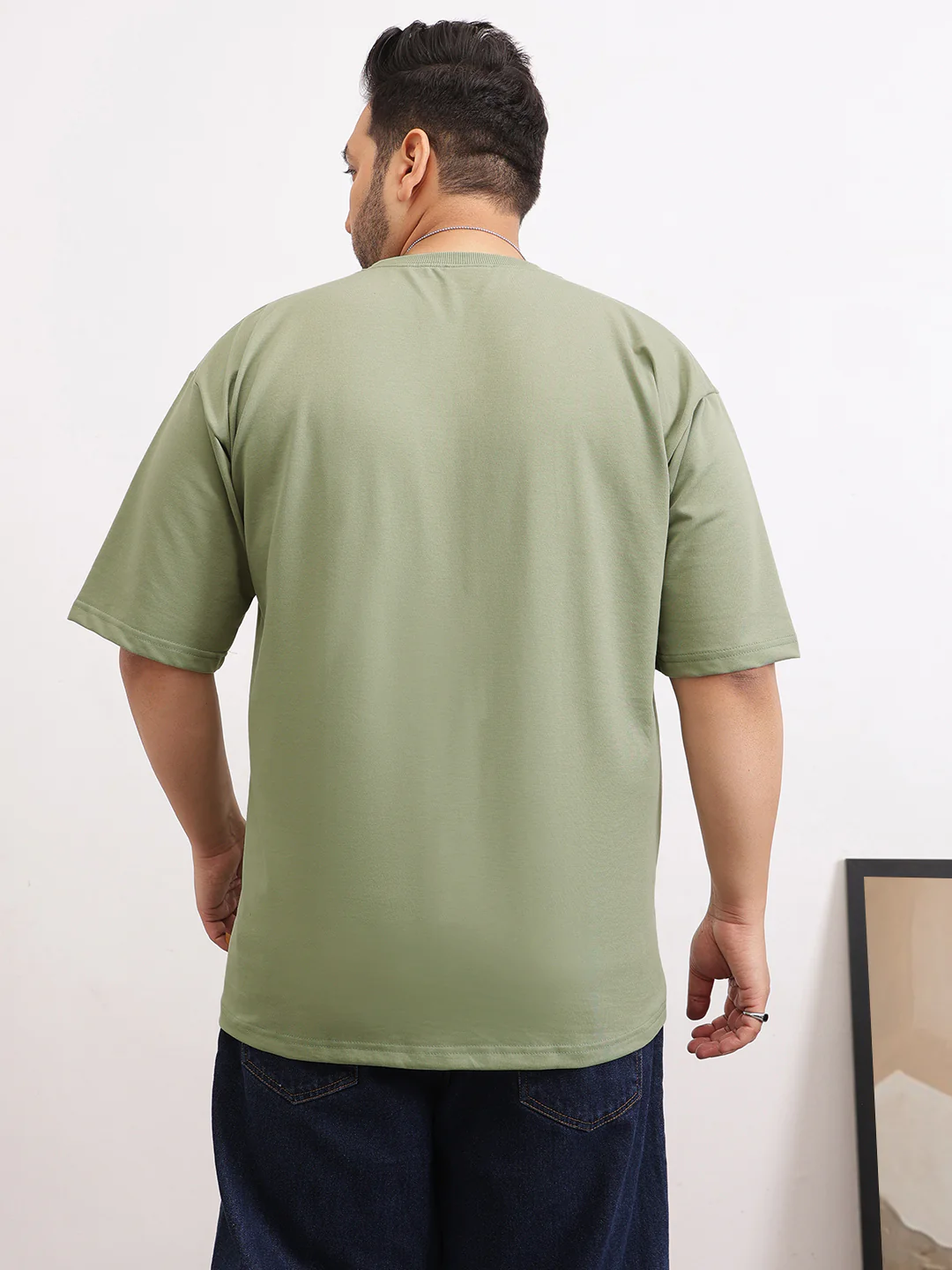 Heavy Weight Plus Size Drop Shoulder T-shirt - Image 15