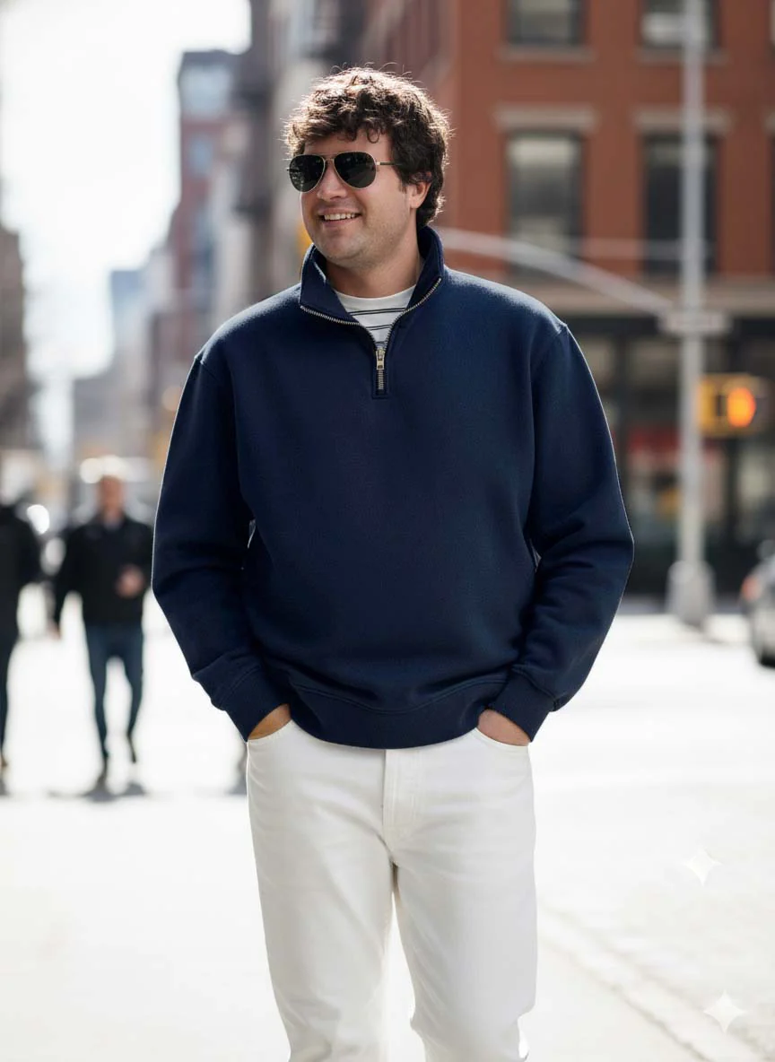 Premium Quarter-Zip Sweatshirt - Image 8
