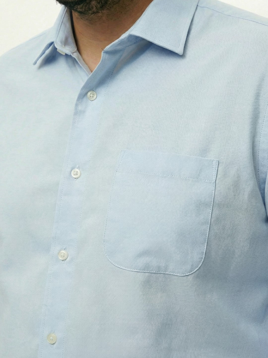 Premium Stretch Oxford Solid Plus Size Shirt - Image 18