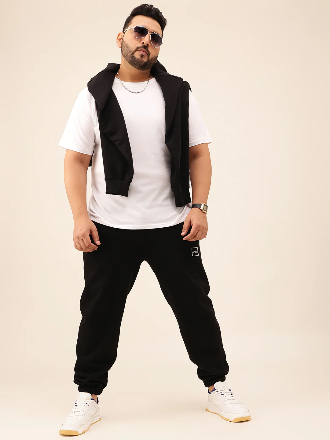 Solid SweatPants Relaxed Fit - Image 4