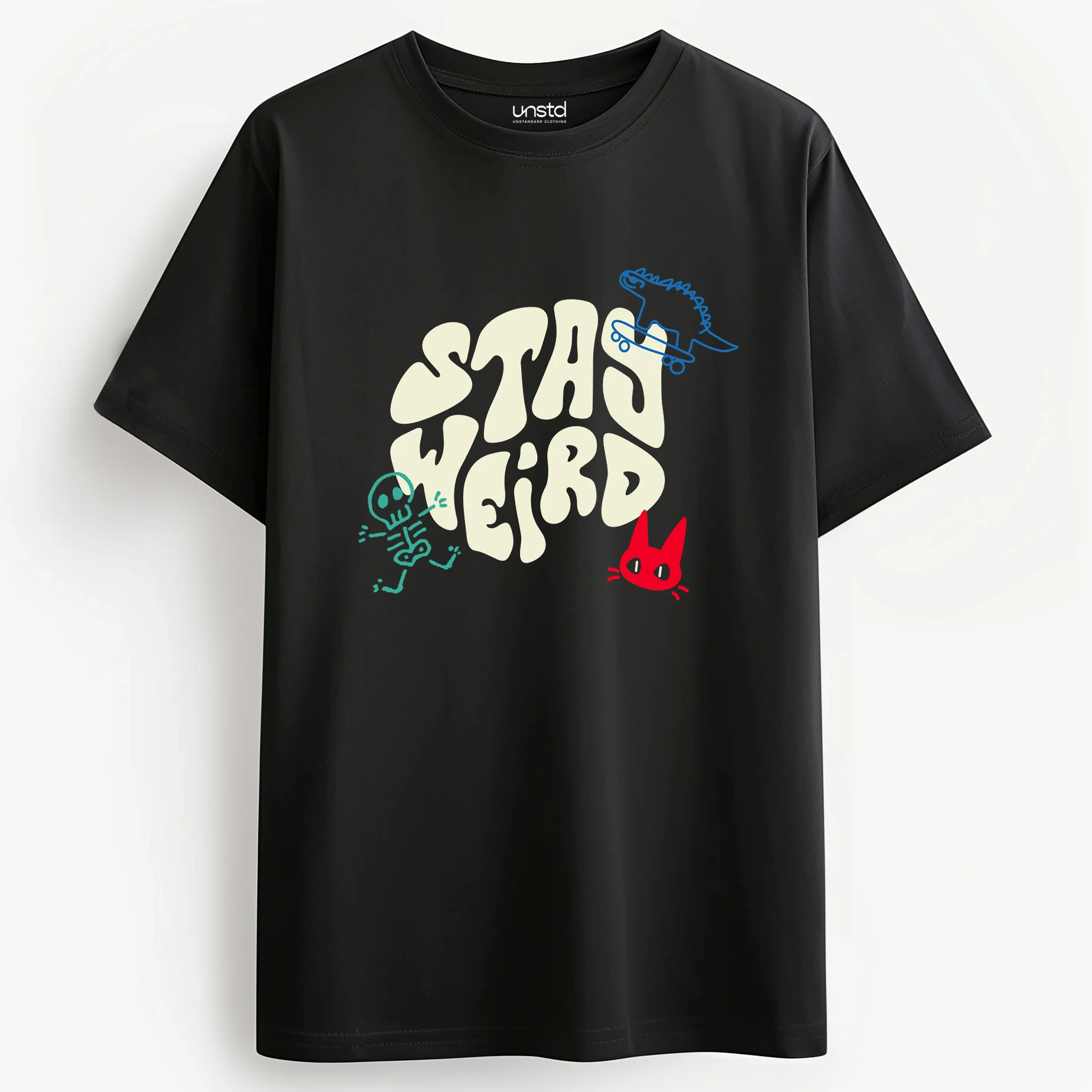Stay Werid Plus Size T-shirt
